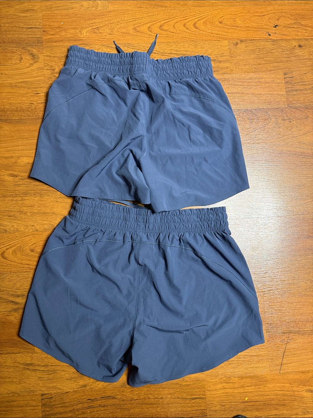 Under Armour Women's Athletic Shorts — Navy Blue 5in - Picture 2 of 4